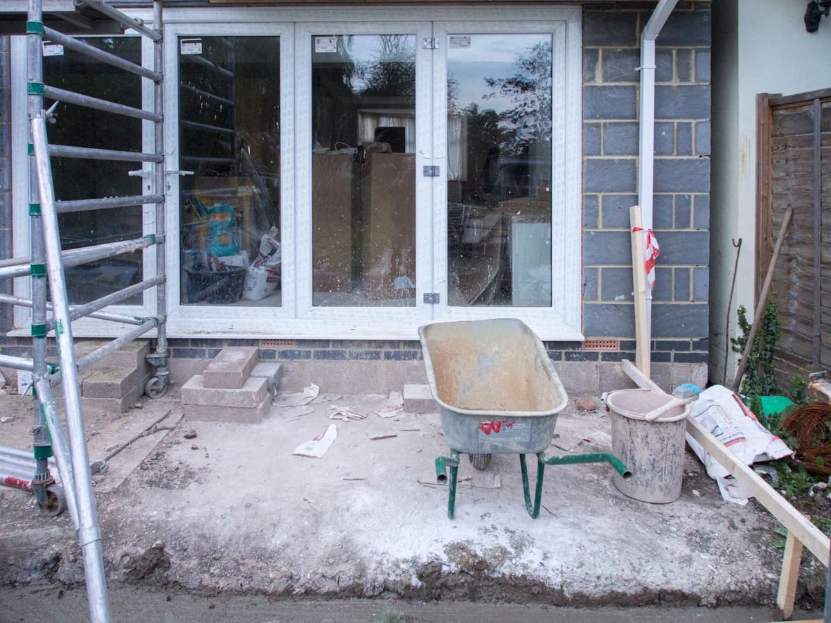 Extension de maison en construction soumise à déclaration préalable de travaux